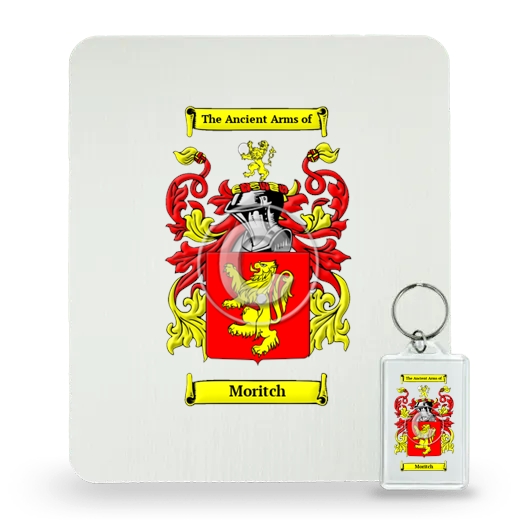 Moritch Mouse Pad and Keychain Combo Package