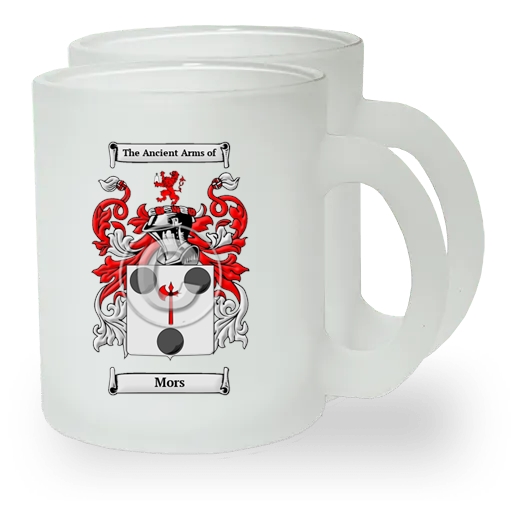 Mors Pair of Frosted Glass Mugs