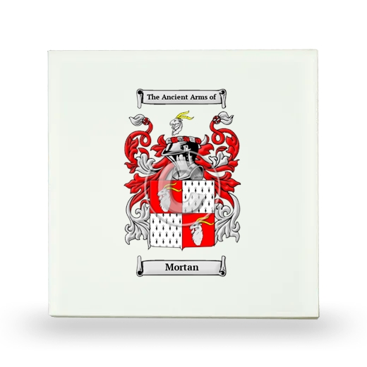 Mortan Small Ceramic Tile with Coat of Arms