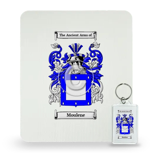 Moulene Mouse Pad and Keychain Combo Package