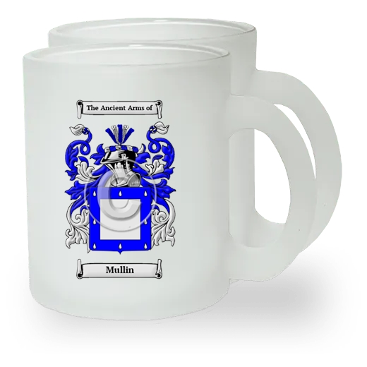 Mullin Pair of Frosted Glass Mugs