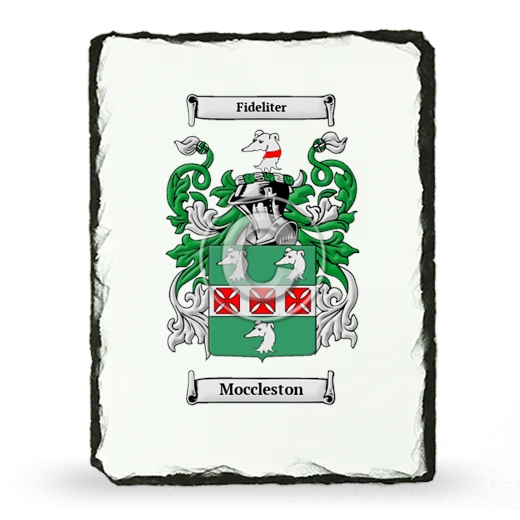 Moccleston Coat of Arms Slate