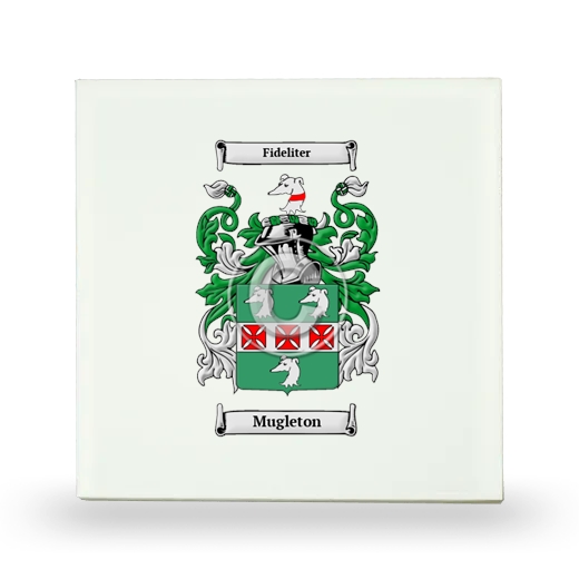 Mugleton Small Ceramic Tile with Coat of Arms