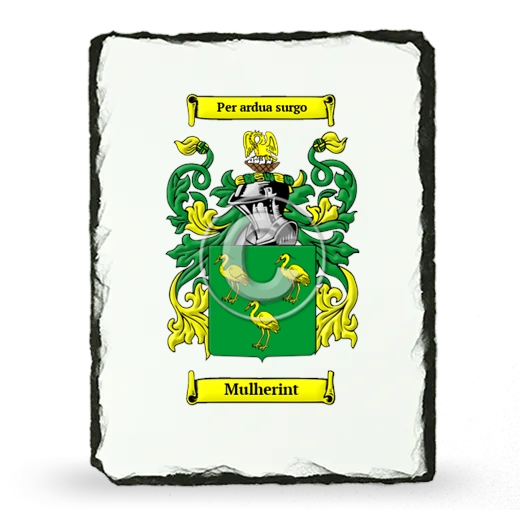 Mulherint Coat of Arms Slate