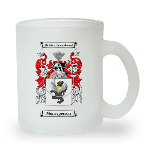 Moneyperson Frosted Glass Mug