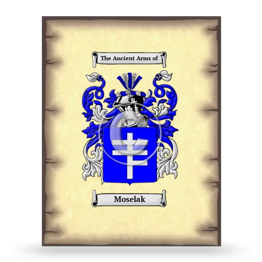 Moselak Coat of Arms Print