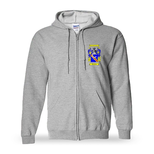 Naccarato Unisex Coat of Arms Zip Sweatshirt