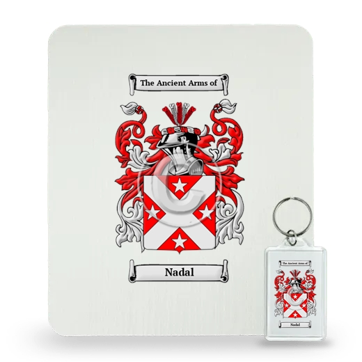 Nadal Mouse Pad and Keychain Combo Package