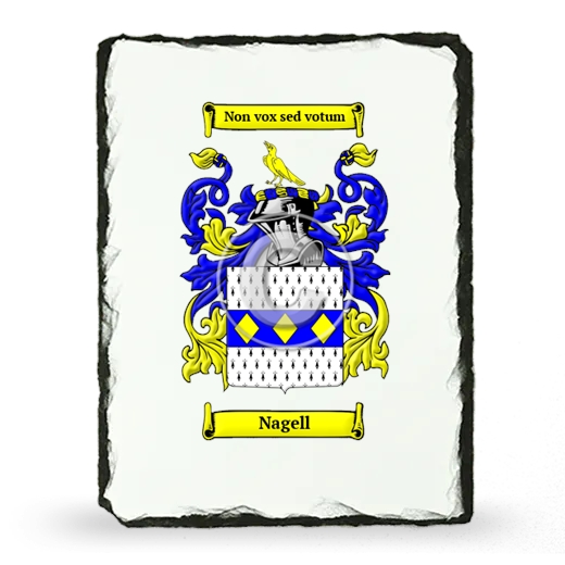 Nagell Coat of Arms Slate