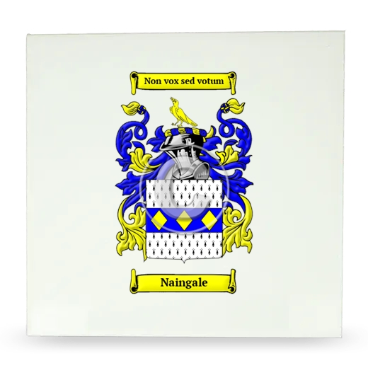 Naingale Large Ceramic Tile with Coat of Arms