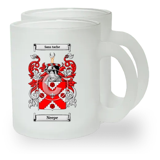 Neepe Pair of Frosted Glass Mugs