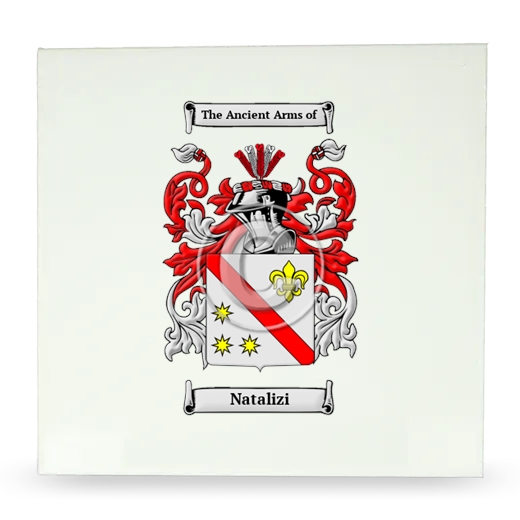 Natalizi Large Ceramic Tile with Coat of Arms