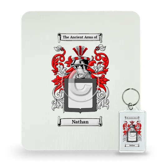 Nathan Mouse Pad and Keychain Combo Package
