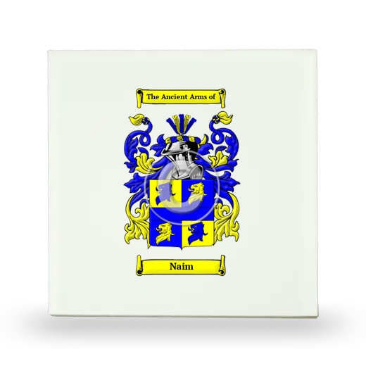 Naim Small Ceramic Tile with Coat of Arms