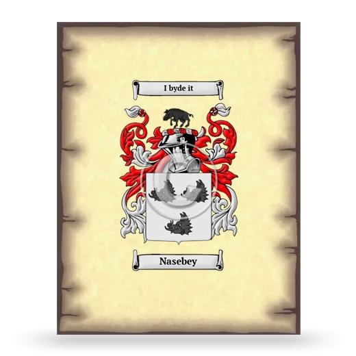 Nasebey Coat of Arms Print