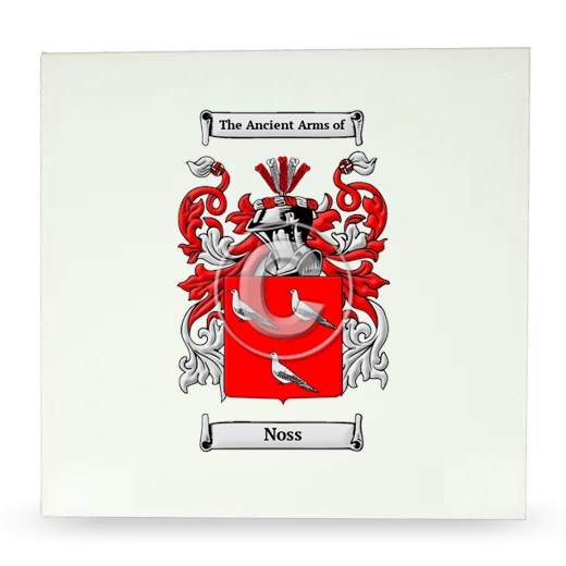 Noss Large Ceramic Tile with Coat of Arms