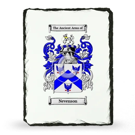 Nevenson Coat of Arms Slate