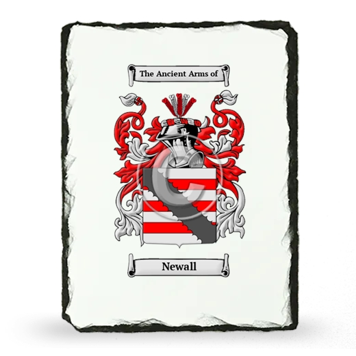 Newall Coat of Arms Slate