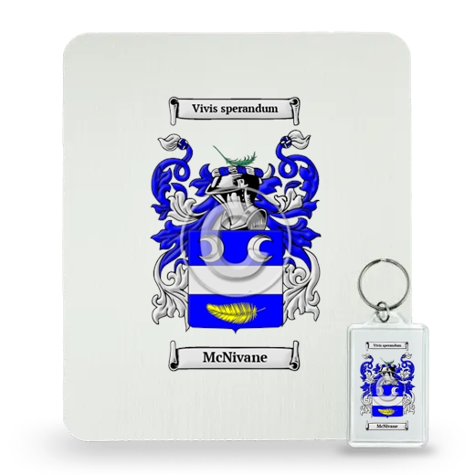 McNivane Mouse Pad and Keychain Combo Package