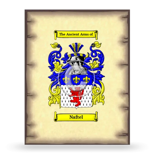 Naftel Coat of Arms Print