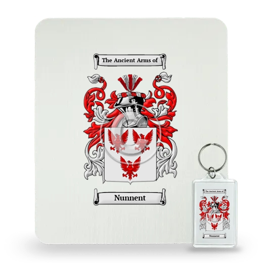 Nunnent Mouse Pad and Keychain Combo Package