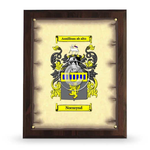 Normynd Coat of Arms Plaque