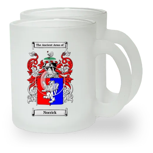 Norrick Pair of Frosted Glass Mugs