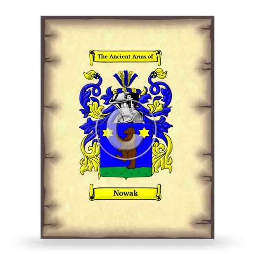 Nowak Coat of Arms Print