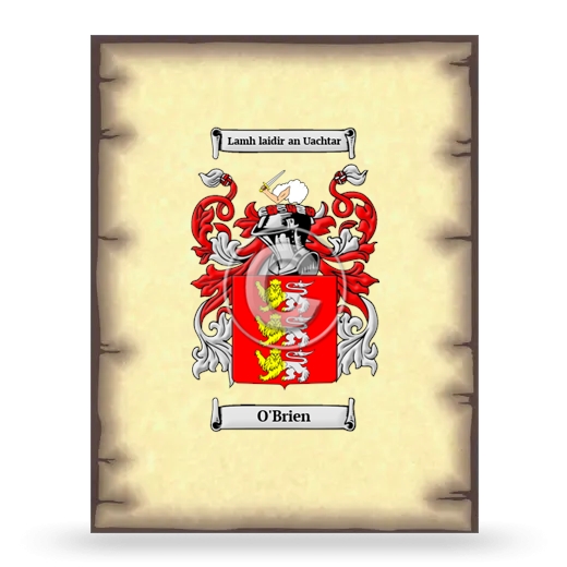 O'Brien Coat of Arms Print