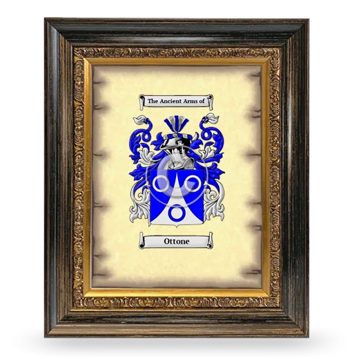 Ottone Coat of Arms Framed - Heirloom