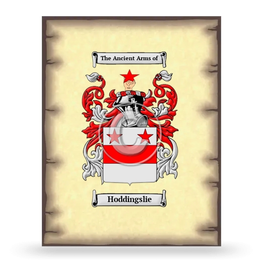 Hoddingslie Coat of Arms Print