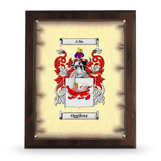 Oggilvay Coat of Arms Plaque