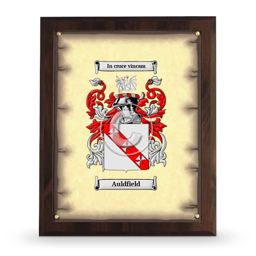 Auldfield Coat of Arms Plaque