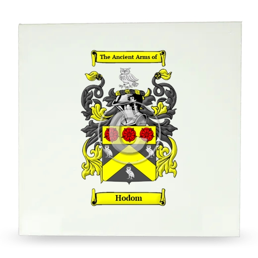 Hodom Large Ceramic Tile with Coat of Arms