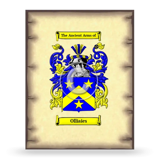 Olliaies Coat of Arms Print