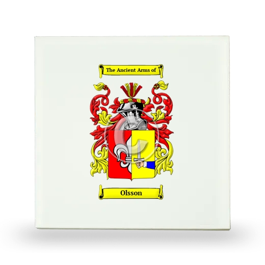 Olsson Small Ceramic Tile with Coat of Arms