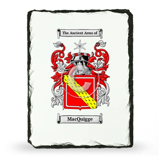 MacQuigge Coat of Arms Slate