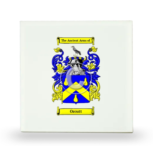 Orcutt Small Ceramic Tile with Coat of Arms