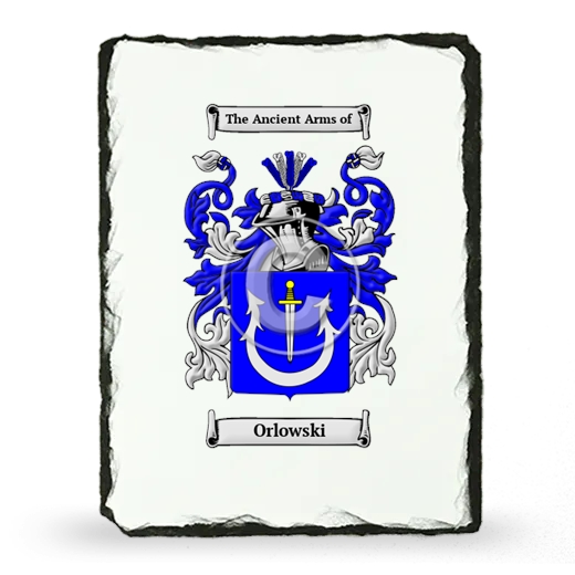 Orlowski Coat of Arms Slate