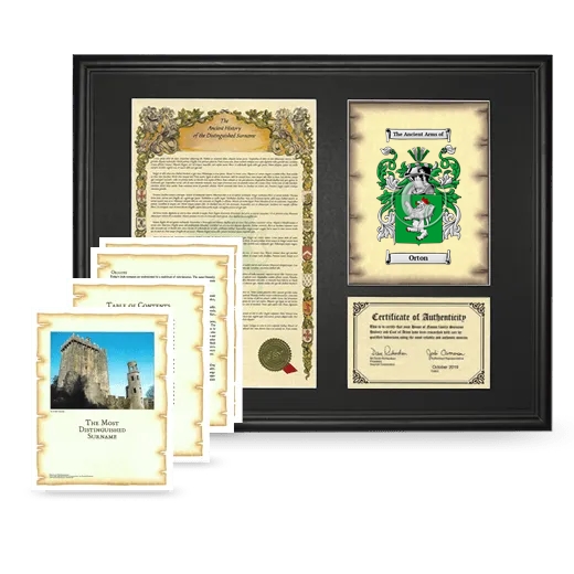 Orton Framed History And Complete History- Black