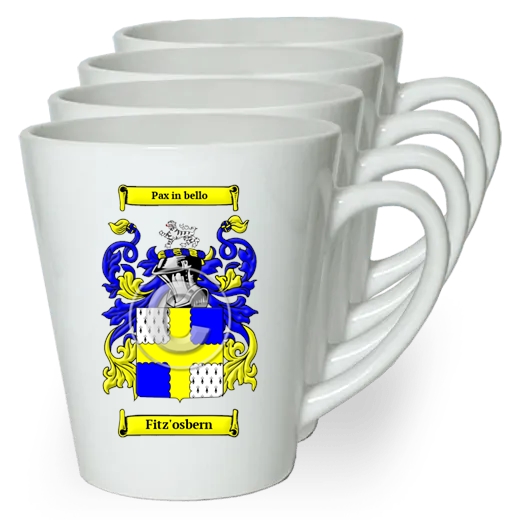 Fitz'osbern Set of 4 Latte Mugs