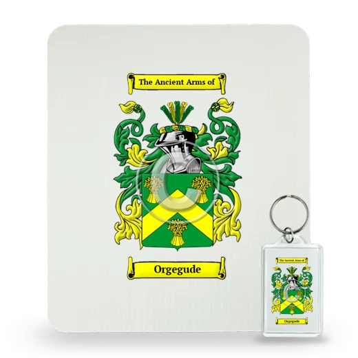 Orgegude Mouse Pad and Keychain Combo Package