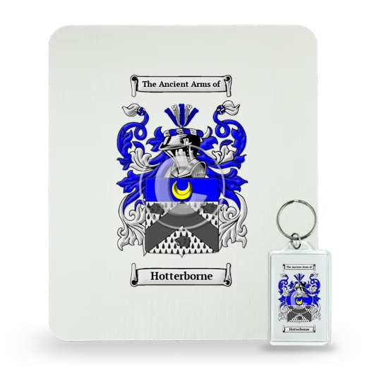 Hotterborne Mouse Pad and Keychain Combo Package