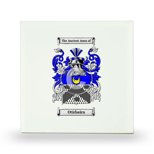 Otirbairn Small Ceramic Tile with Coat of Arms