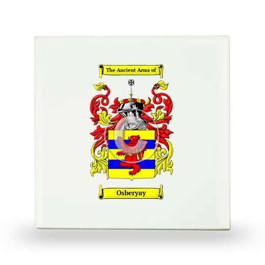 Osberyay Small Ceramic Tile with Coat of Arms