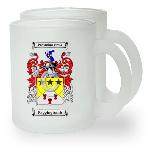 Paggingtomb Pair of Frosted Glass Mugs