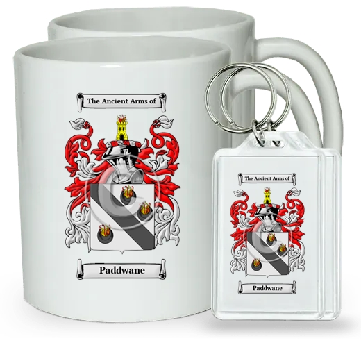 Paddwane Pair of Coffee Mugs and Pair of Keychains