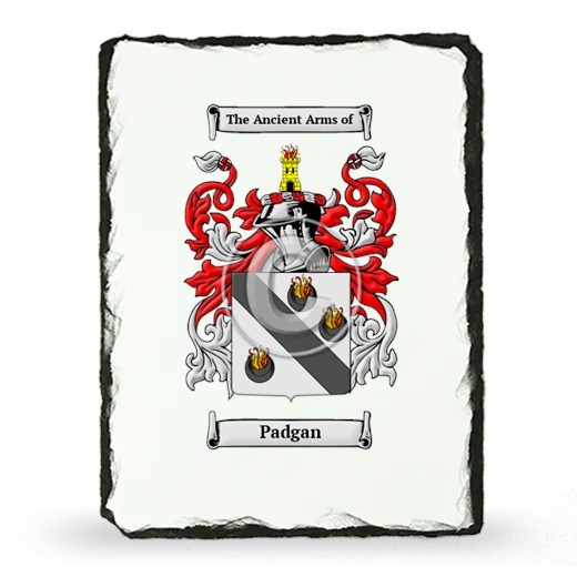 Padgan Coat of Arms Slate