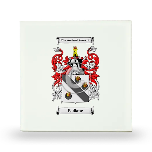 Padiane Small Ceramic Tile with Coat of Arms