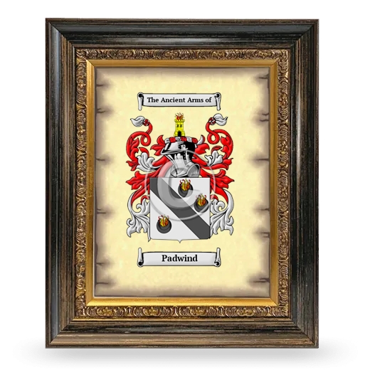 Padwind Coat of Arms Framed - Heirloom